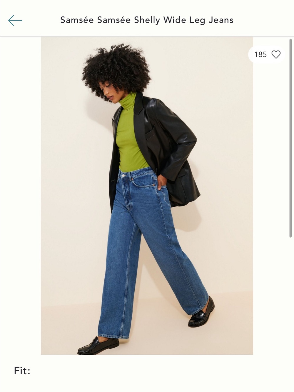 Samsée Samsée Shelly Wide Leg Jeans